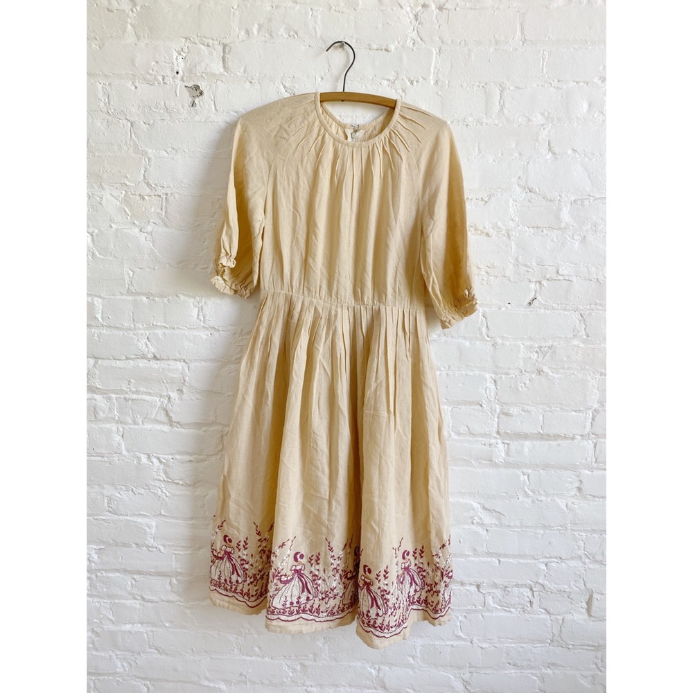Vintage 1960s Embroidered Dress